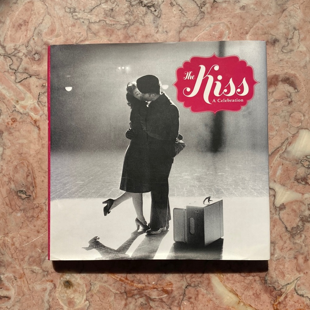 Pink, black & white coffee table book: The Kiss a Celebration